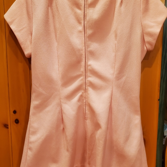 Bubblegum pink vintage 70s shift dress - Picture 9 of 12